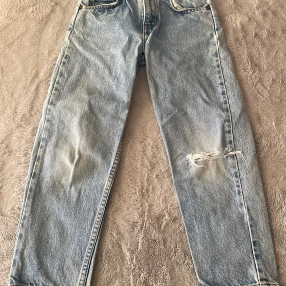 Levi’s little Levi’s Light Blue Distressed Jeans vintage orange tab size youth 7